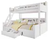 Etagenbett 90x200 + 140x200 cm mit LED, offenen Produktbild-Vorschau 19