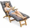 Kissen für Sonnenliege 185 x 60 x 15 cm BANANAIR Grau Produktbild-Vorschau 7