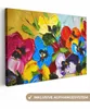 MuchoWow® - Plátno - Olejomaľba - Maľba - Kvety, nástenný Náhľad obrázku produktu 1