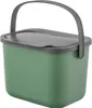 Poubelle de tri4,5 L Avec Couvercle Et Poignée Vert-Gris Voir les images du produit 5