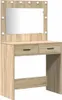 A vanity table with a mirror and lights. Náhled obrázku produktu