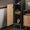 Hochschrank Vicco Fynn Anthrazit/Goldkraft Eiche 30 x 190 Produktbild-Vorschau 5