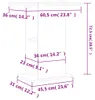 vidaXL Akváriový stojan Concrete Grey 60,5x36x72,5 cm Náhľad obrázku produktu 8