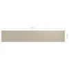 vidaXL Schermo privacy per balcone Beige 90x500 cm Tessuto Anteprima dell’immagine prodotto 11