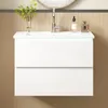 Mobile lavabo sospeso Merax, mobile da bagno con lavabo in Anteprima dell’immagine prodotto 2