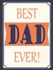 vianmo Holzschild 40x30 cm best DAD ever bester Vater Produktbild-Vorschau 1