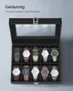 Uhrenbox mit 10 Fächern, Uhrenkasten, Glasdeckel, Produktbild-Vorschau 13