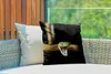 MuchoWow® Outdoor Kissen - Schlange - Grün - Gelb - 40x40 Produktbild-Vorschau 3