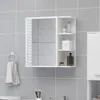 vidaXL Koupelnová zrcadlová skříňka bílá 62,5x20,5x64 cm Náhled obrázku produktu 2