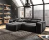 DELIFE Ecksofa Sirpio 230x155 cm Mikrofaser Schwarz Produktbild-Vorschau 6