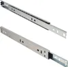 Two metal drawer slides are shown against a white background. Produktbild-Vorschau