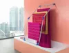 Metaltex Cervino Badkuipdroogrek 10 m Drooglengte Wit/Blauw Voir les images du produit 2