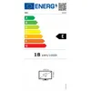 An energy efficiency label for an electronic device, likely a monitor, showing its energy rating and specifications. Náhľad obrázku produktu