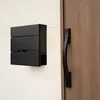 Sillar: Briefkasten A4, Schwarz – Aus verzinktem Stahl, mit Produktbild-Vorschau 2