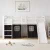 Homestyle4u Hochbett 90x200 mit Rausfallschutz Kinder mit Produktbild-Vorschau 9