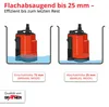 Grafner® Schmutzwasser Drainage Tauchpumpe 400 Watt 7500L/h Produktbild-Vorschau 6