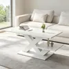 Konferenčný stolík, 100x48x45 cm, 100% MDF, biely, Náhľad obrázku produktu 7