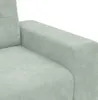 vidaXL Zweisitzer-Sofa Hellgrau 160x77x82 cm Samt Produktbild-Vorschau 7