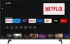 A smart TV screen displaying various apps and content. Produktbild-Vorschau