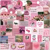 Set di 50 adesivi in vinile rosa Y2K fai da te Anteprima dell’immagine prodotto 2