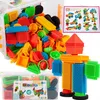 Malplay stavební bloky vaflové bloky 100 kusů vzdělávací Náhled obrázku produktu 1