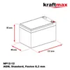 Kraftmax Industrial Pro Bleiakku [ 12V / 12Ah ] AGM Produktbild-Vorschau 4