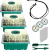 1.02 Mini-serre avec éclairage LED - Set de 3 pièces / 19 x Voir les images du produit 1