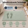 Deux tapis de bain Komfortec en 100% coton, grammage 600 Voir les images du produit 2