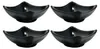 4x Dipschalen Melamin Set Schwarz 755 Snackschale Produktbild-Vorschau 1