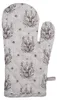 Clayre & Eef Ofenhandschuh 18x30 cm Beige Baumwolle Hirsch Produktbild-Vorschau 2