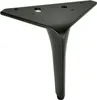 A black metal sofa leg is shown against a white background. Voir les images du produit