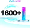 Pallus  AA Lithium 1,5V 8 Stücke Akku mit Ladegerät Produktbild-Vorschau 2