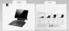 DUX DUCIS DK klappbares Case mit drahtloser Tastatur Produktbild-Vorschau 9