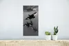 MuchoWow® Poster Orca - Wasser - Schwarz - Weiß 20x40 cm - Produktbild-Vorschau 5