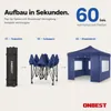 ONBEST Pavillon 3x3 | Wasserdicht | faltbar | Blau | mit Produktbild-Vorschau 5