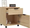 vidaXL Mobiler Aktenschrank mit Rollen Sonoma-Eiche Produktbild-Vorschau 9