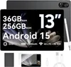 A marketing image showcasing a tablet with its specifications and accessories. Voir les images du produit