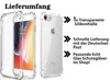 Image shows a clear phone case and lists product features and shipping information. Produktbild-Vorschau