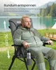 SONGMICS Campingstuhl faltbar, 2er Set, 95°-150° Produktbild-Vorschau 7