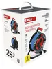 Počasí odolný prodluž. kabel na bubnu 25 m / 4 zásuvky / modrý / PVC / 230 V / 1,5 mm2 Náhled obrázku produktu