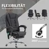 Vinsetto Bürostuhl mit Massagefunktion, PC-Stuhl mit Liege- Produktbild-Vorschau 7