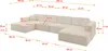 ALTDECOR Ecksofa in U-Form IREA-U2-v4 386x165x77 cm Beige Produktbild-Vorschau 5