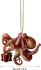 Weihnachts-Oktopus-Ornament, Küsten-Weihnachtsbaumschmuck, Produktbild-Vorschau 6
