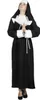 A woman dressed as a nun, praying. Produktbild-Vorschau