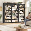 Bibliothèque - Étagère en bois sur pied - 6 tablettes 75 x Voir les images du produit 4
