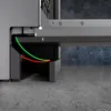 A close-up view of the lower section of a dishwasher, highlighting its internal components and a diagrammatic representation of movement. Produktbild-Vorschau