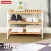 Bambusový stojan na boty Michigan Stylový, prostorově Náhled obrázku produktu 6