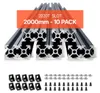 VEVOR 10PCS 39,4in (1000mm) T Slot 2020 Produktbild-Vorschau 2