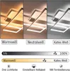 ZMH LED Deckenleuchte Modern Deckenlampe Große Weiß Produktbild-Vorschau 2