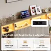 UnboxG Polsterbett 140x200 cm Beige mit 4 Schubladen, Bett Produktbild-Vorschau 7